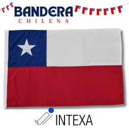 Bandera Chilena 60x90 Cms.