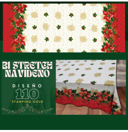 Bi Stretch Navideño Stamping