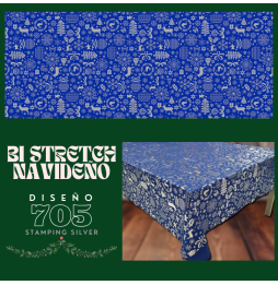 Bi Stretch Navideño Stamping