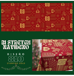 Bi Stretch Navideño Stamping