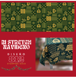 Bi Stretch Navideño Stamping