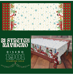 Bi Stretch Navideño Stamping