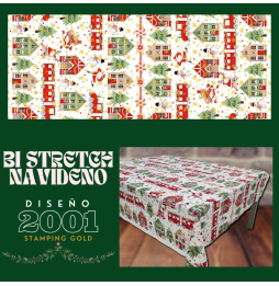 Bi Stretch Navideño Stamping