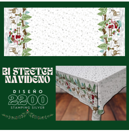 Bi Stretch Navideño Stamping