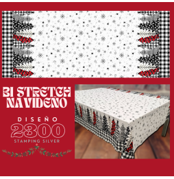 Bi Stretch Navideño Stamping