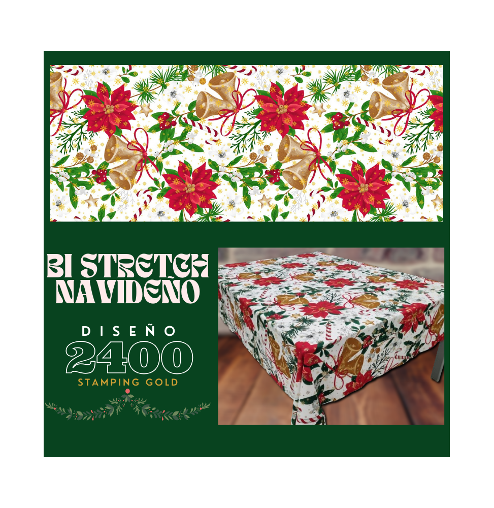 Bi Stretch Navideño Stamping