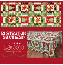 Bi Stretch Navideño Stamping