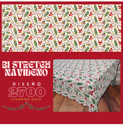 Bi Stretch Navideño Stamping