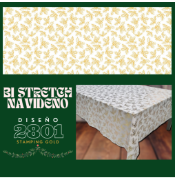 Bi Stretch Navideño Stamping