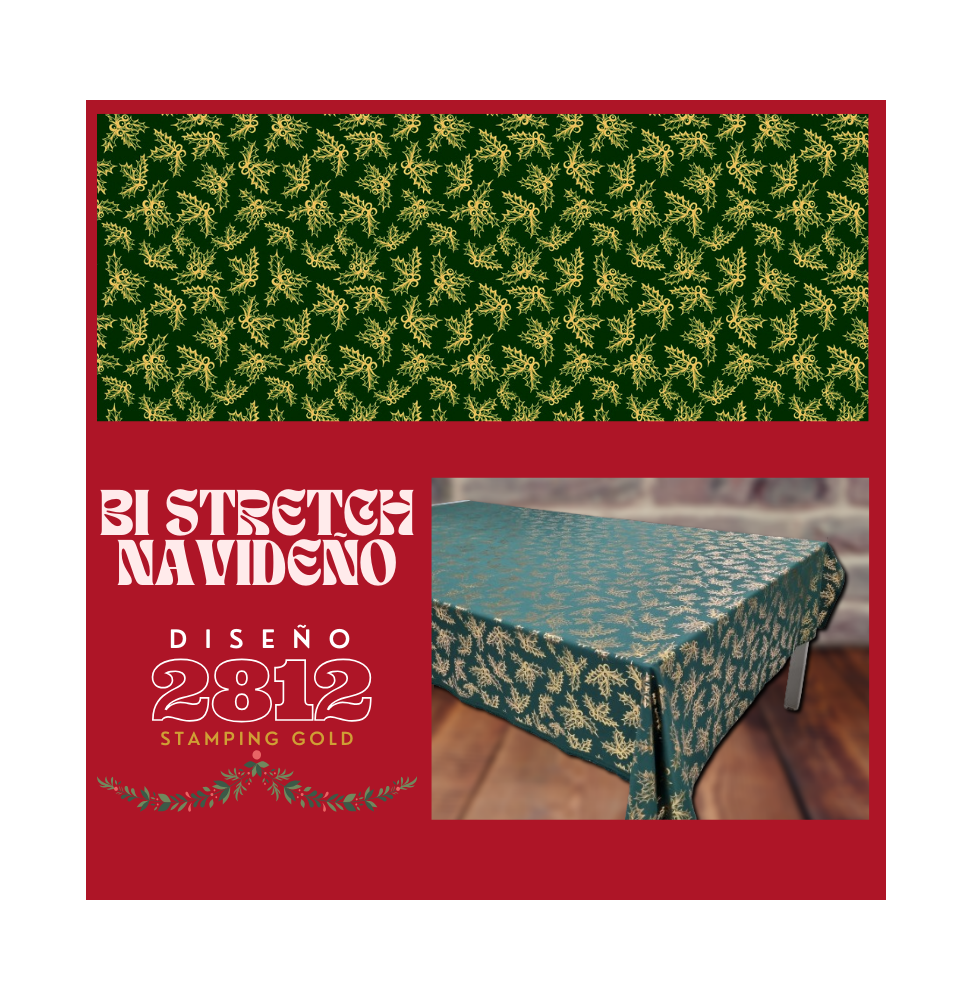 Bi Stretch Navideño Stamping