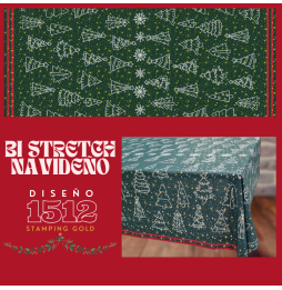 Bi Stretch Navideño Stamping