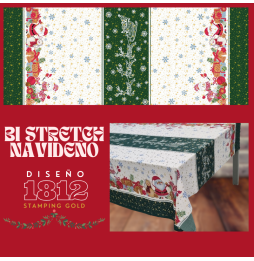 Bi Stretch Navideño Stamping