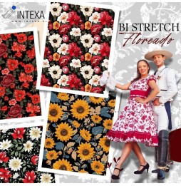 Bi Stretch Floreado