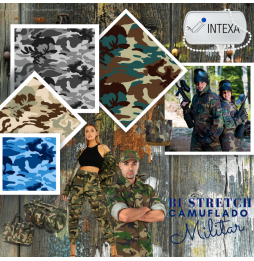 Bi Stretch Camuflado Militar