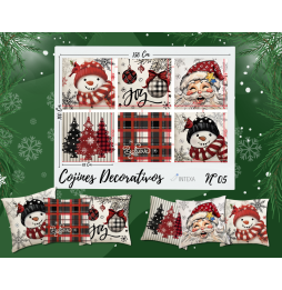 Bi Stretch Navidad Estampado Digital