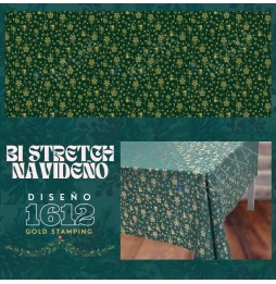 Bi Stretch Navideño Con Brillo 1.60 Mts.