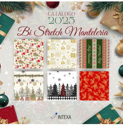 Bi Stretch Navideño Con Brillo 1.60 Mts.